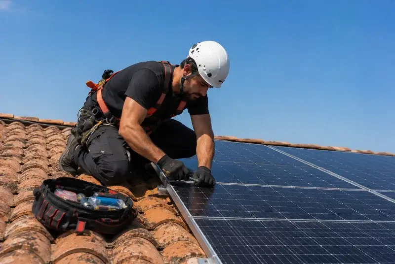 Maintenance et monitoring de panneaux solaires à Labruguière